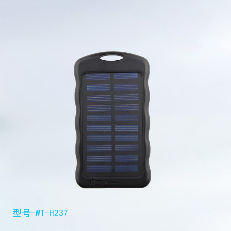 4000mAh 太陽(yáng)能戶外背夾移動(dòng)電源充電寶